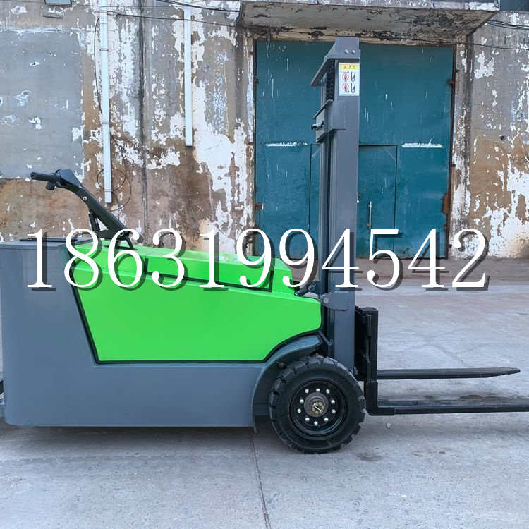 牟平区小型电动叉车1吨2吨步行站驾式电瓶堆高充电装卸车液压升降车铲车
